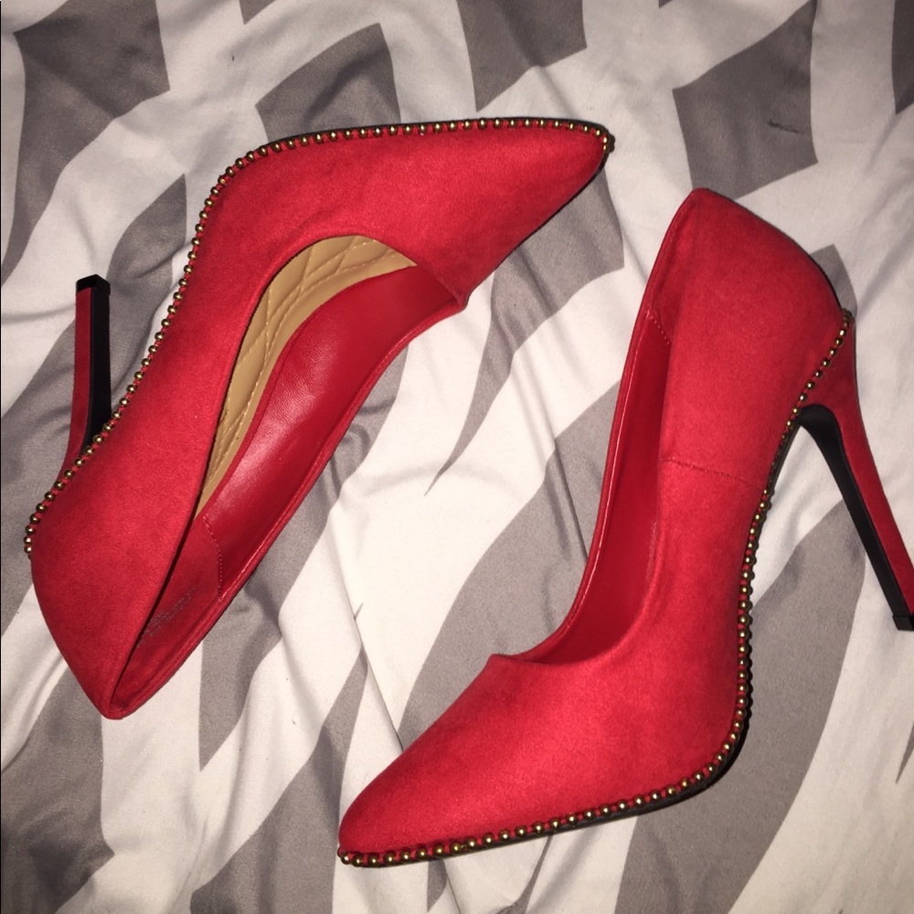 Red Casablanca heels